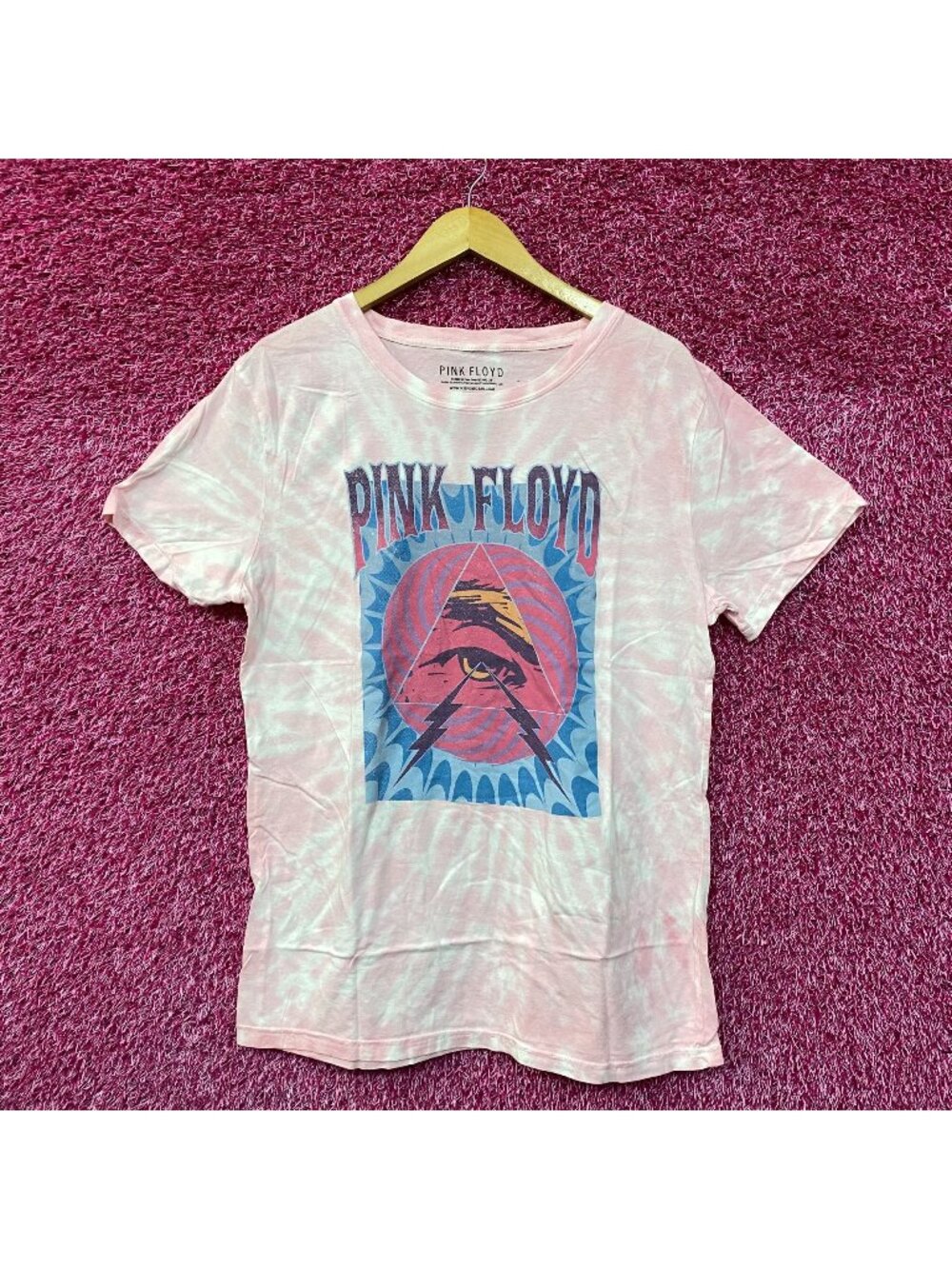 Pink Floyd Dark Side of the Moon Psychedelic Band Tie Dye large
